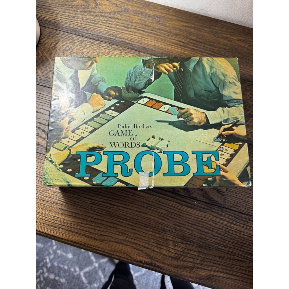 Vintage 1964 Game of Words Probe Parker Brothers complete game